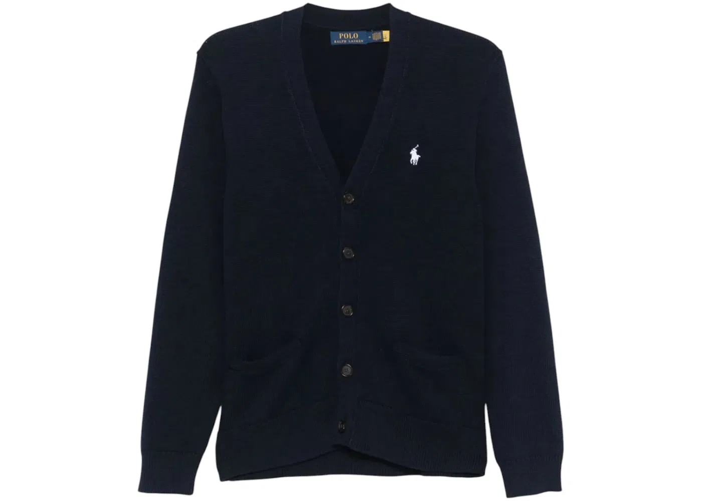 Мужской кардиган с длинным рукавом Cardigan Polo Ralph Lauren, Hunter Navy/White Pp