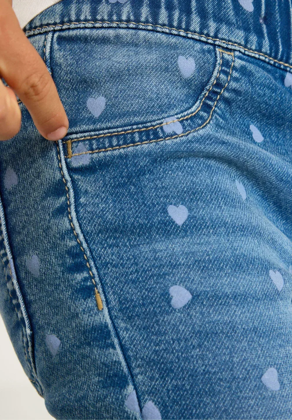 Джинсы Sara с зауженными штанинами - джинсы облегающего кроя Lindex, Blue Denim — фото 4