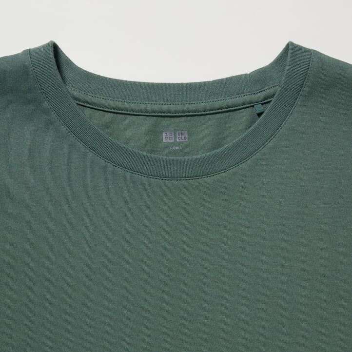 Футболка Uniqlo Supima 100% хлопок, черная — фото 4