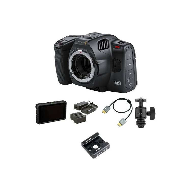 

Видеокамера Blackmagic Design Pocket Cinema Camera 6K Pro (Monitor Kit), черный