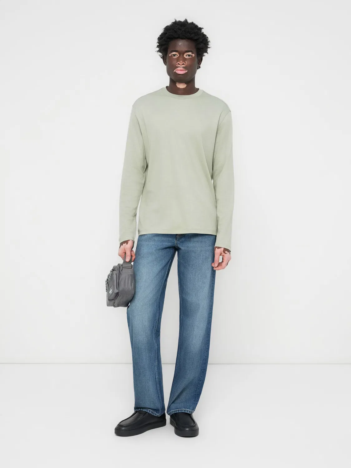 Рубашка Calvin Klein пастельно-зеленого цвета — фото 4