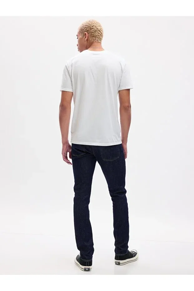 Мужские джинсы скинни Gap, Navy Blue-000 — фото 3