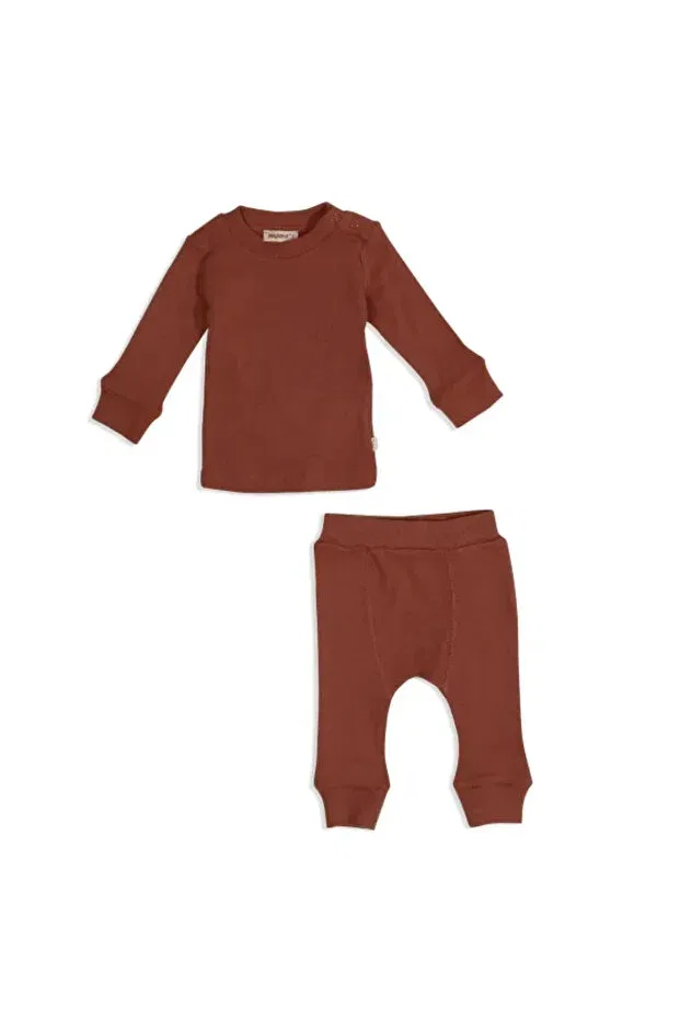 Детский комплект хлопковый органический Basics Babyilay, Tile Color — фото 3