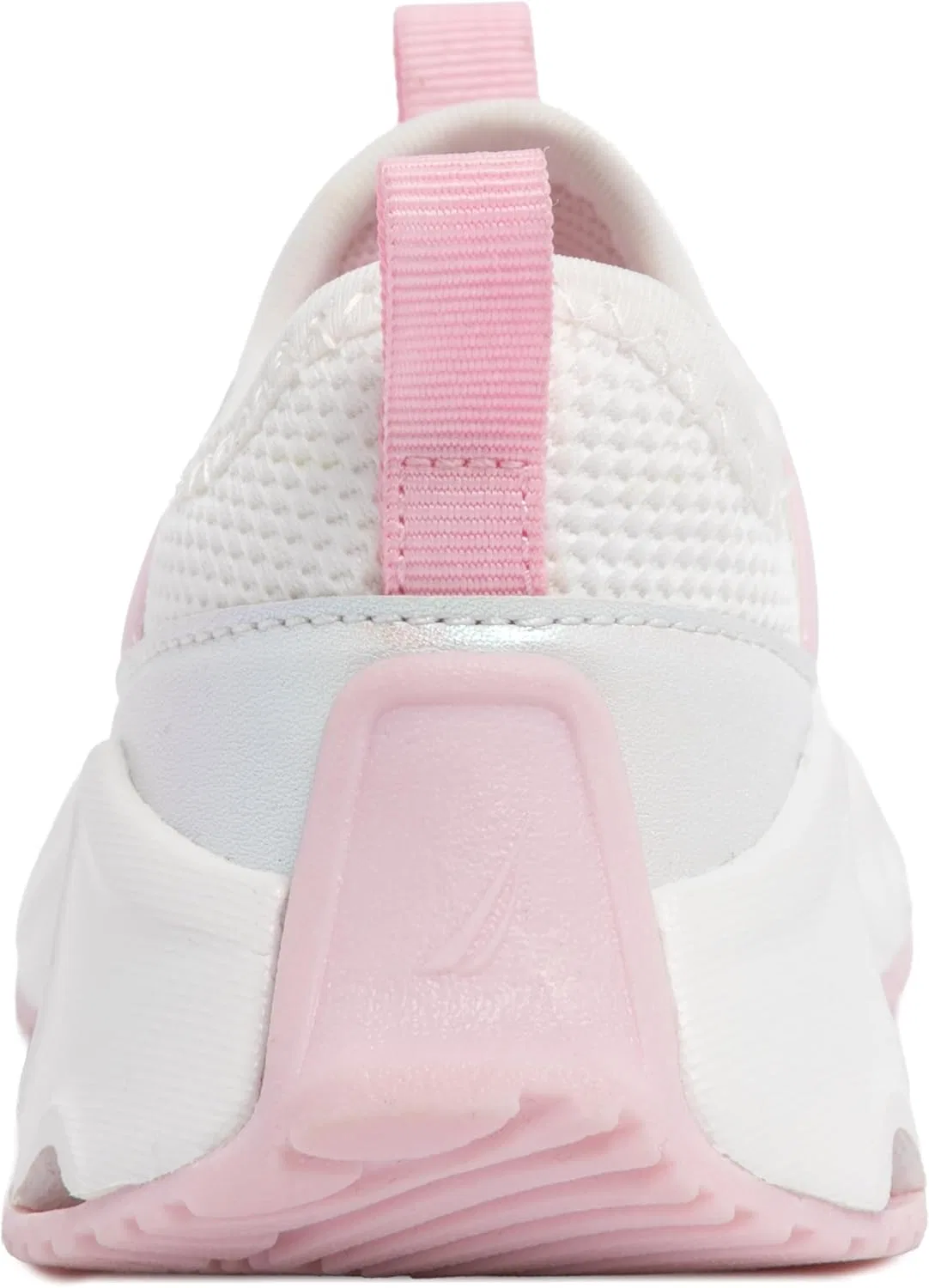 Детские кроссовки для девочек с шнуровкой Nautica, White Pink Iridescent-Maybella — фото 3