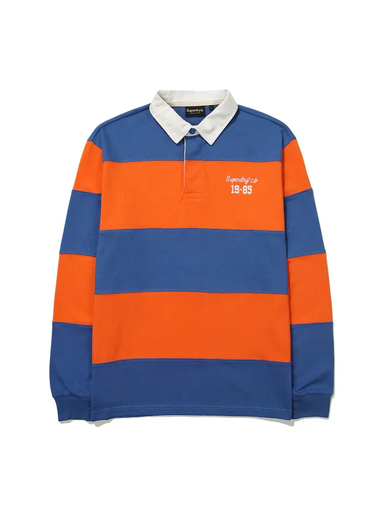 Футболка с длинным рукавом Rugby Shirt SUPERDRY, Orange