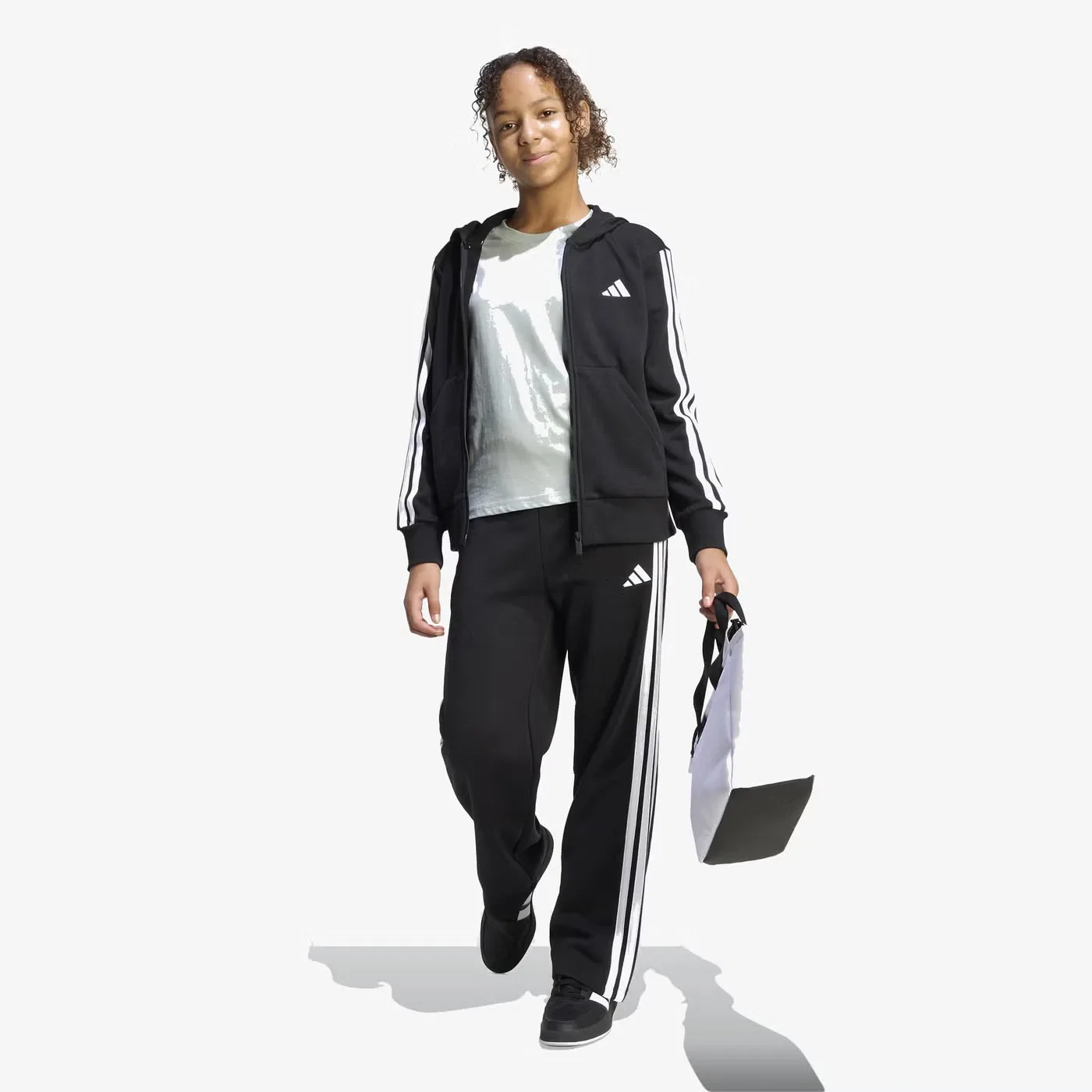 Футболка хлопковая Essentials Adidas, шалфейный — фото 4