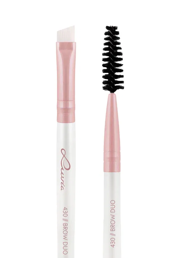 Набор для бровей Brow Duo Luvia Cosmetics, rose - pearl — фото 3