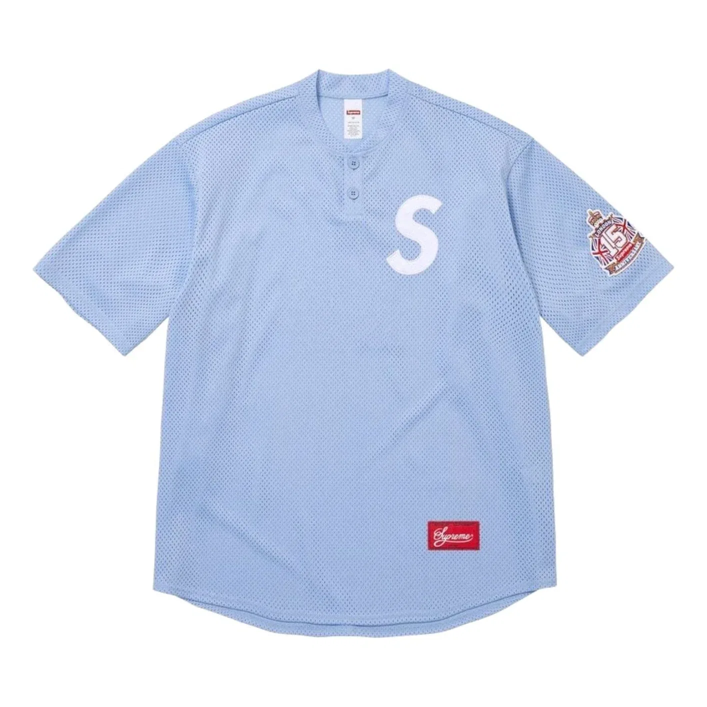 Мужская рубашка-поло с логотипом London Shop S Logo Supreme, синий