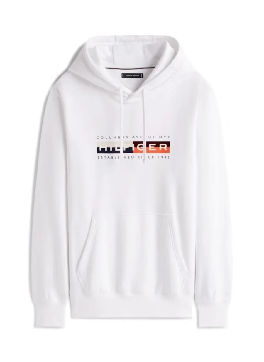 Худи Tommy Hilfiger Colour Block Grap, белый — фото 3