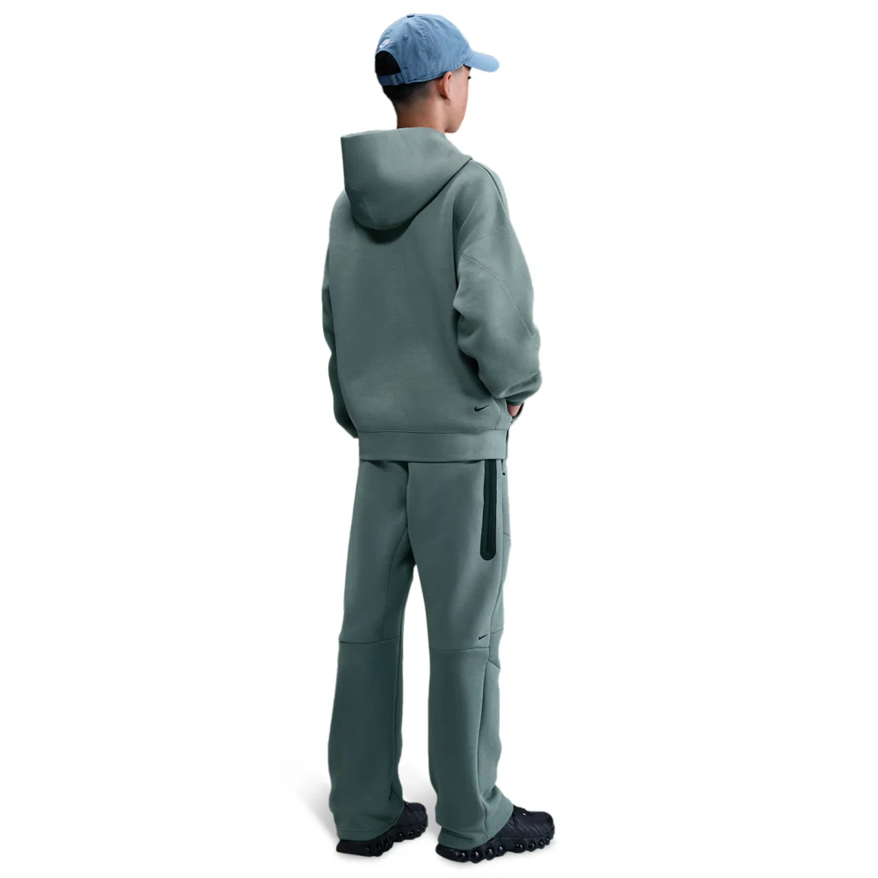 Брюки для мальчиков NSW Oh Tech Fleece Nike, цвет Olive/Black — фото 4