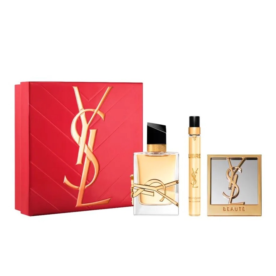 Парфюмерный набор Yves Saint Laurent Libre + Mirror, 3 предмета