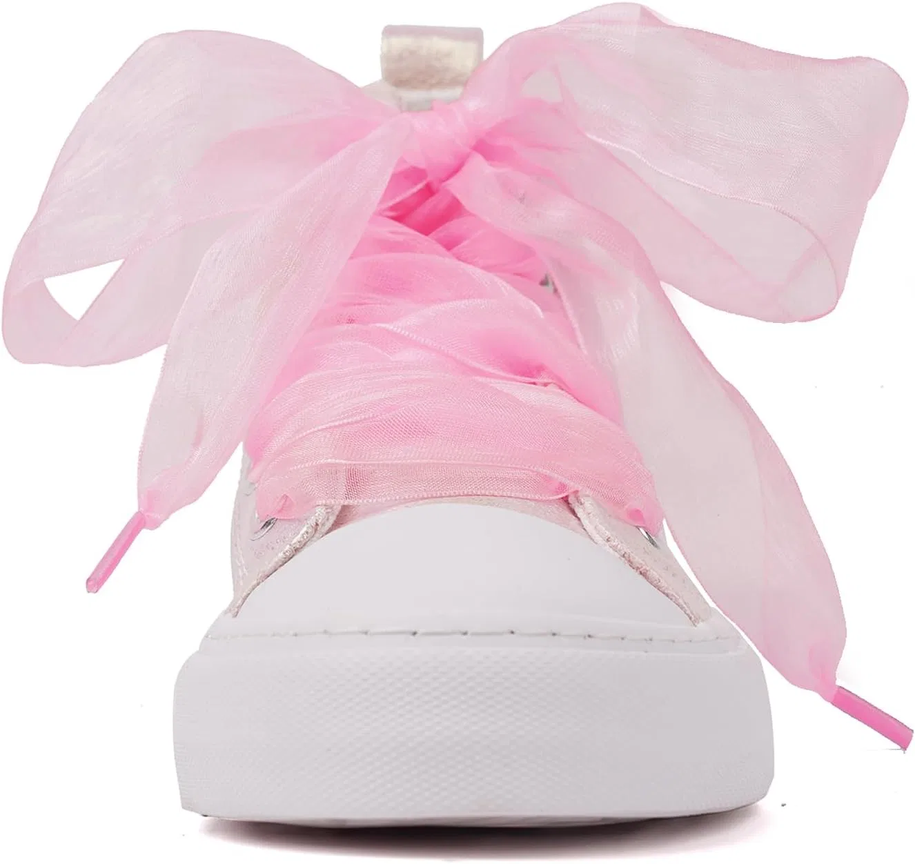 Детские кроссовки для девочек с блестками HugRain, High Top Pink — фото 4