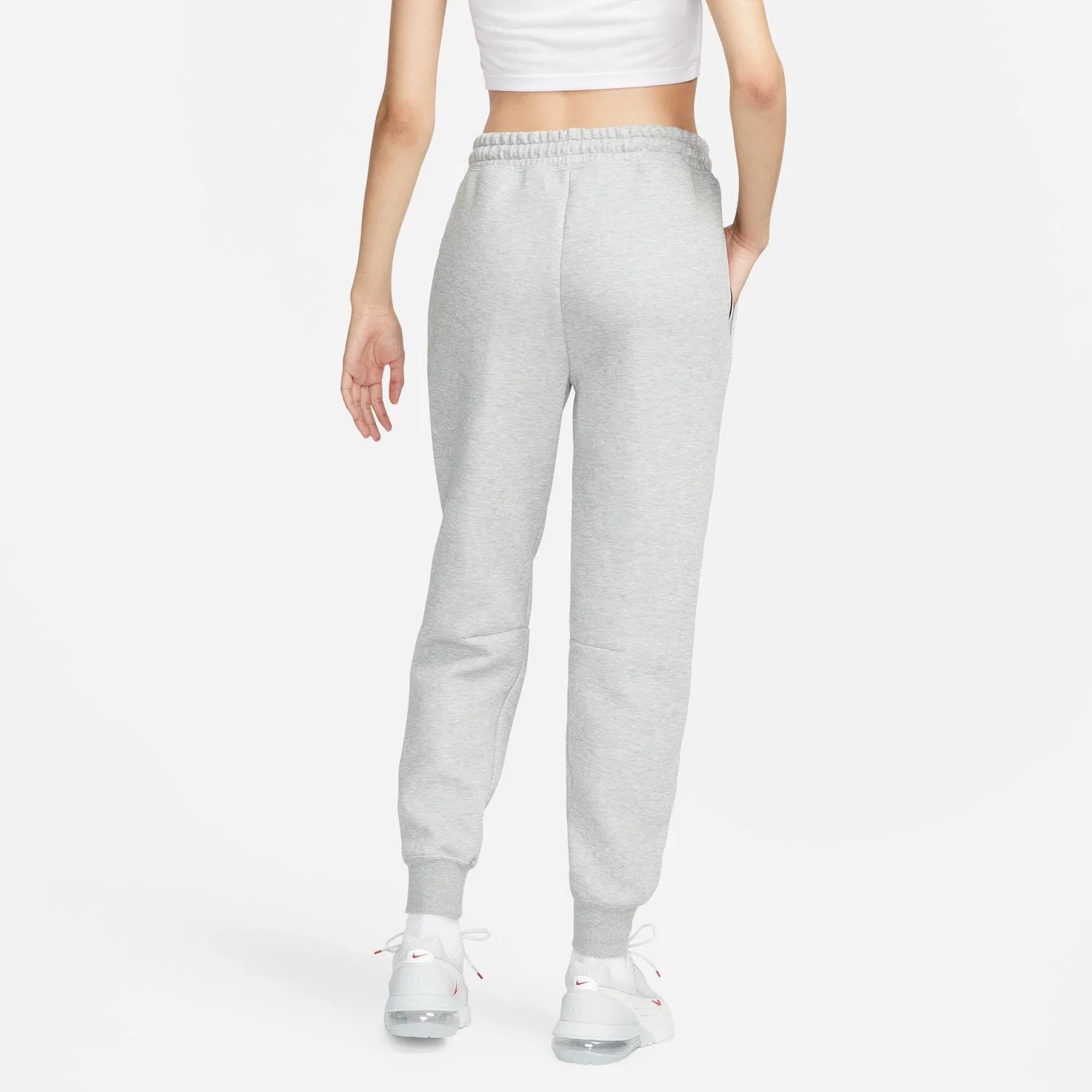 Женские спортивные штаны с технологией Tech Fleece Nike, Darkgrey Black — фото 2