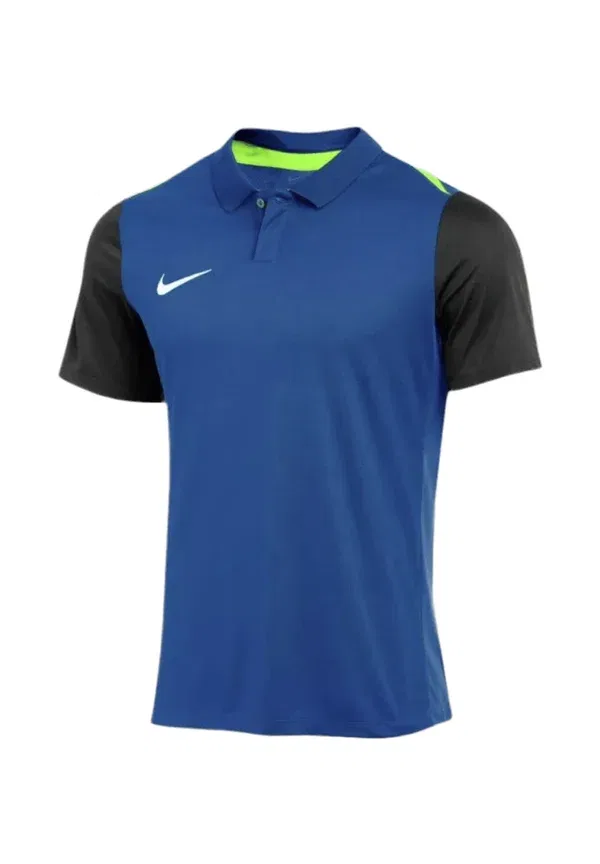 Футболка поло с технологией Dri-fit, Nike Performance, Blauschwarz, черный/синий