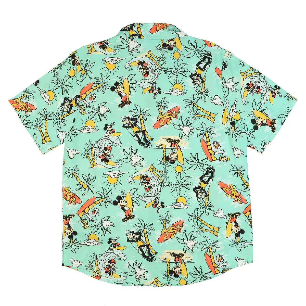 Детская рубашка с принтом Seven Times Six Disney Mickey and Friends Hawaiian Shirt Mad Engine, Green — фото 4