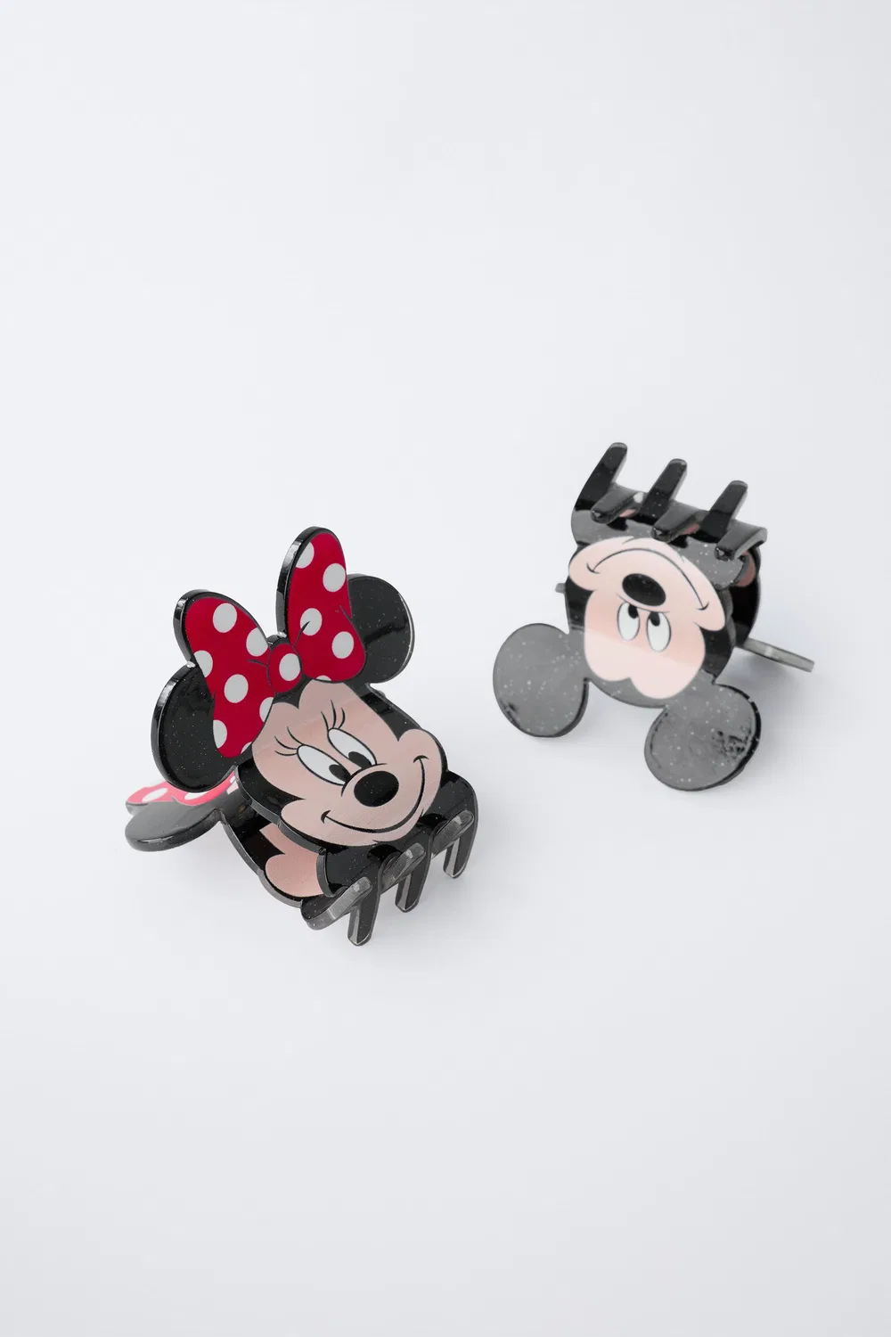Набор из двух заколок для волос Микки и Минни Маус Disney ZARA, Red — фото 2