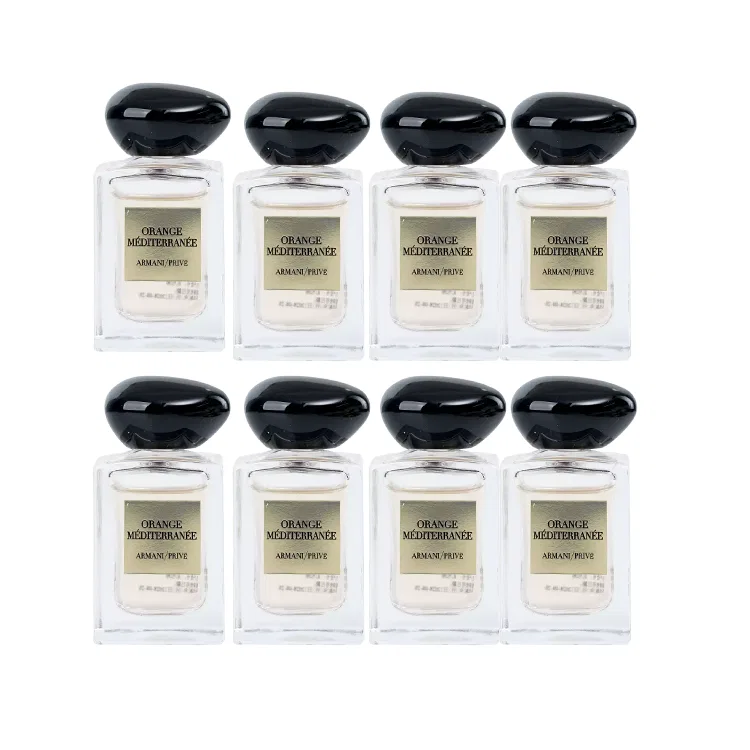 Набор парфюмерных пробников Giorgio Armani, 8×7.5 мл, Mediterranean Bitter Orange, прозрачный
