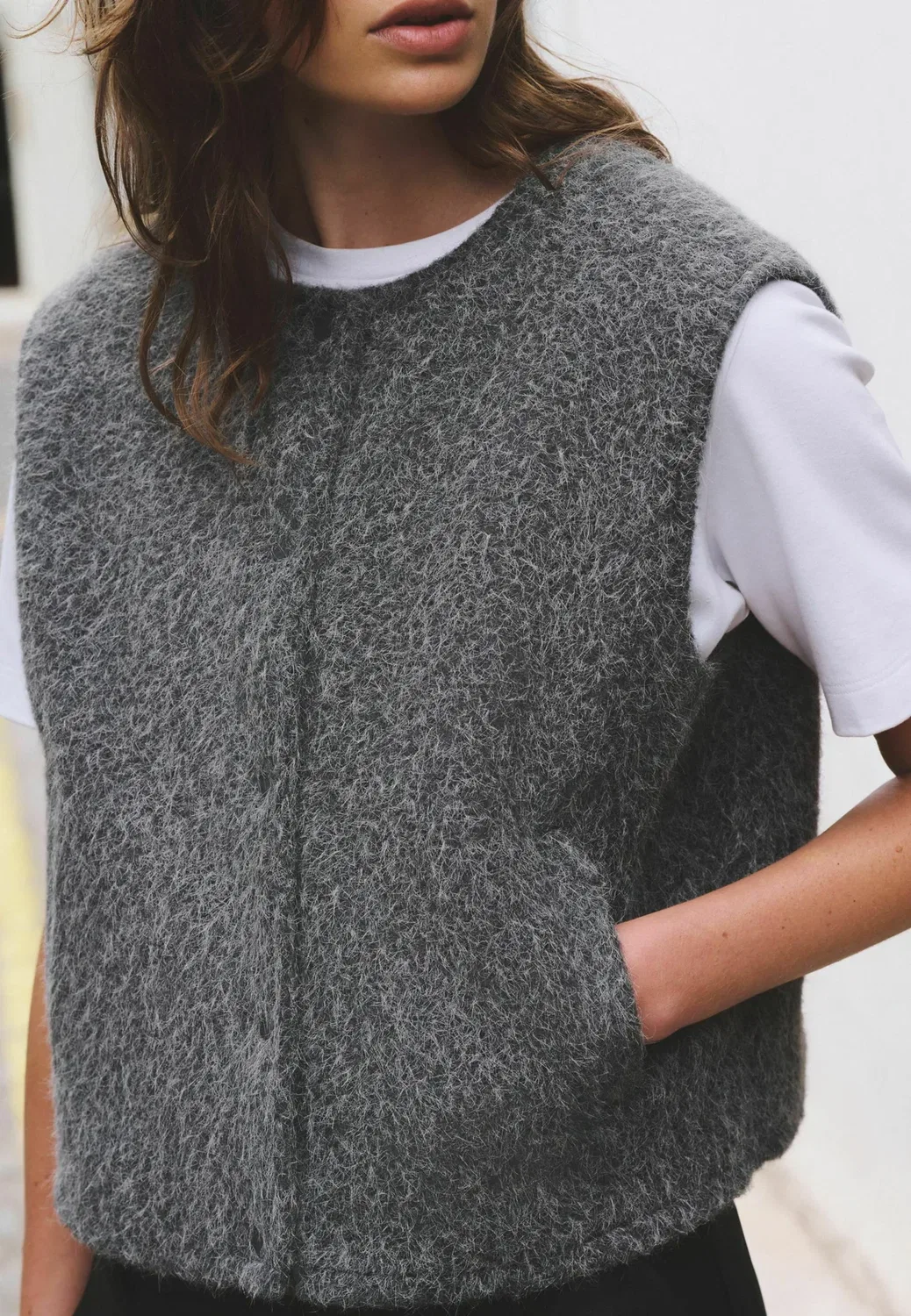 Накидка-Жилет Scardi Next, Charcoal Grey — фото 4