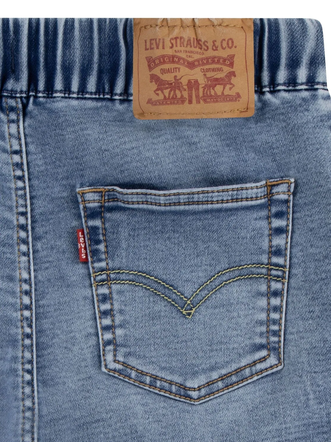 Шорты джинсовые Levi's Blue — фото 4