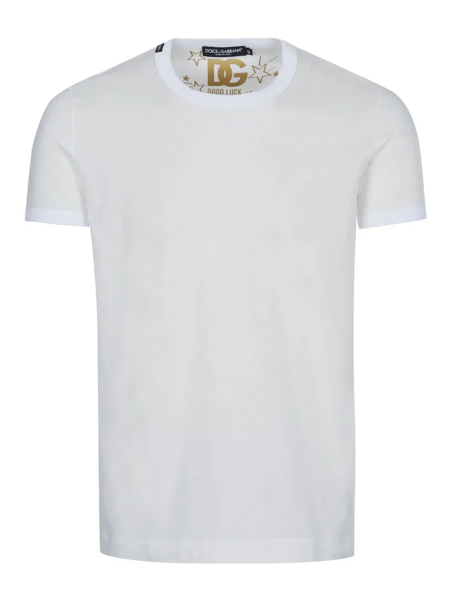 Топ Dolce & Gabbana белого цвета