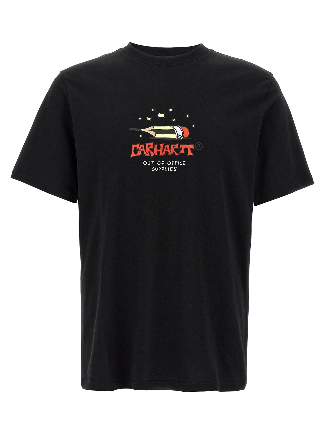 

Футболка «Работа Жизнь Романтика» CARHARTT WIP, черный