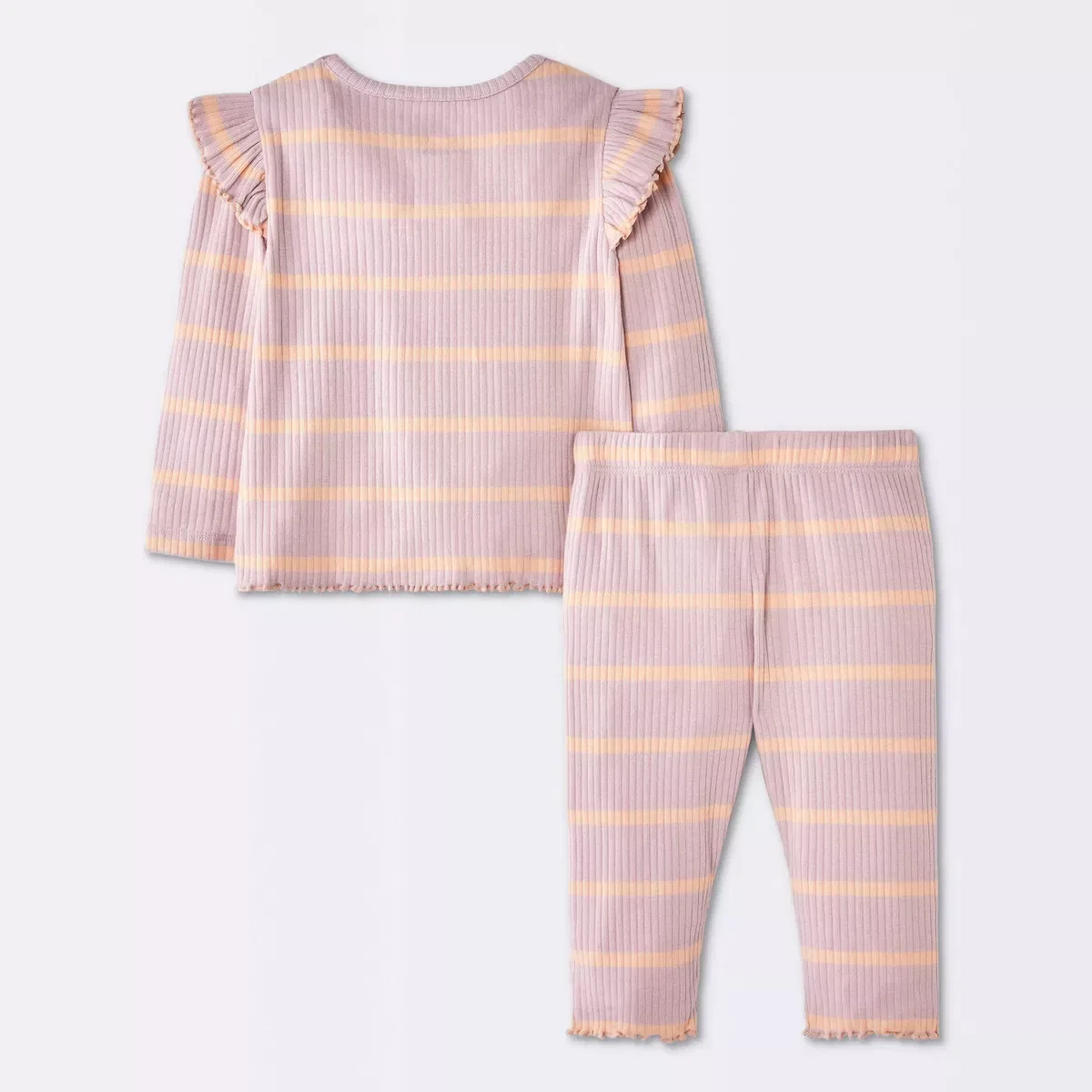 Детский комплект для девочек с длинным рукавом NEWBORN, Pink — фото 2