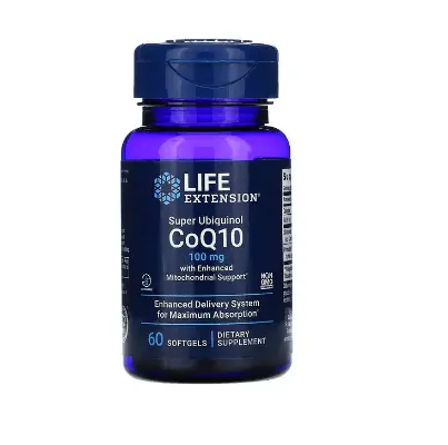 

Суперубихинол CoQ10 100 мг 60 таблеток Life Extension