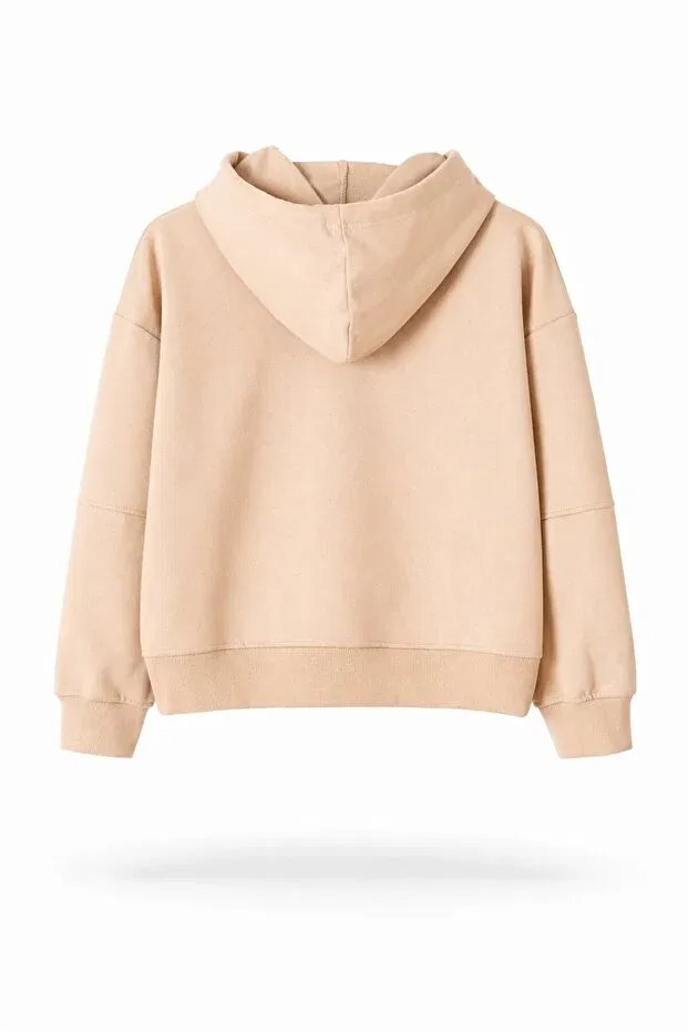 Детское худи для мальчиков хлопковое Cansın Mini, Beige — фото 2