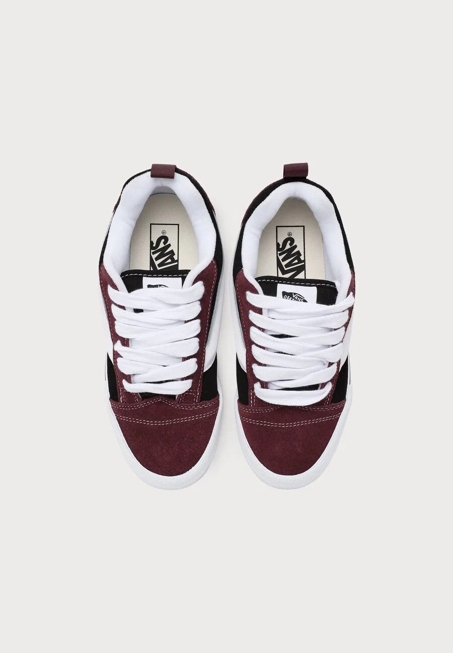 Кроссовки VANS 'Knu Skool' в бордо — фото 2