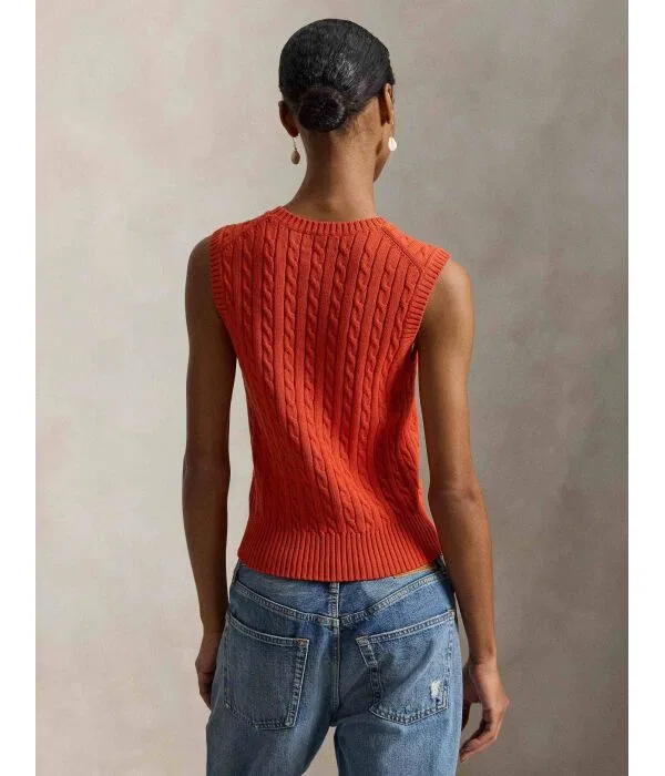 Женский жилет Slim Fit Polo Ralph Lauren, Arancione — фото 3