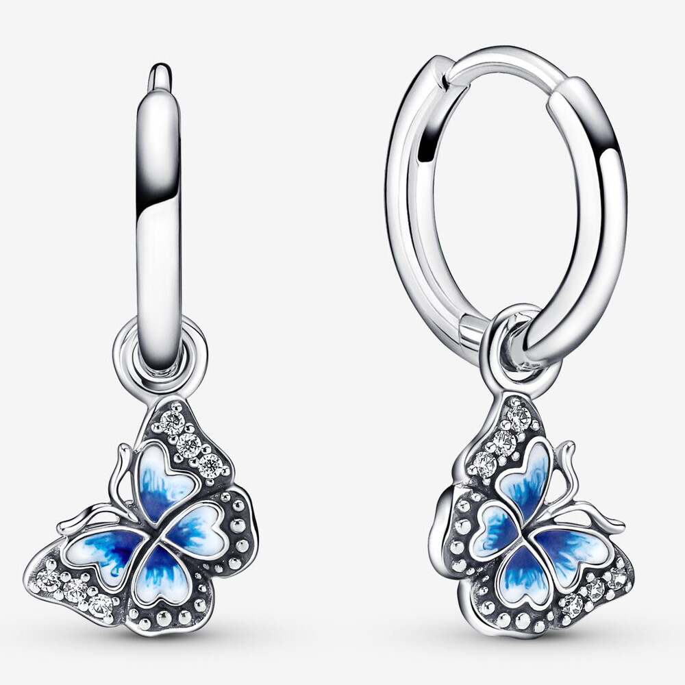

Серьги Pandora Blue Butterfly, синий