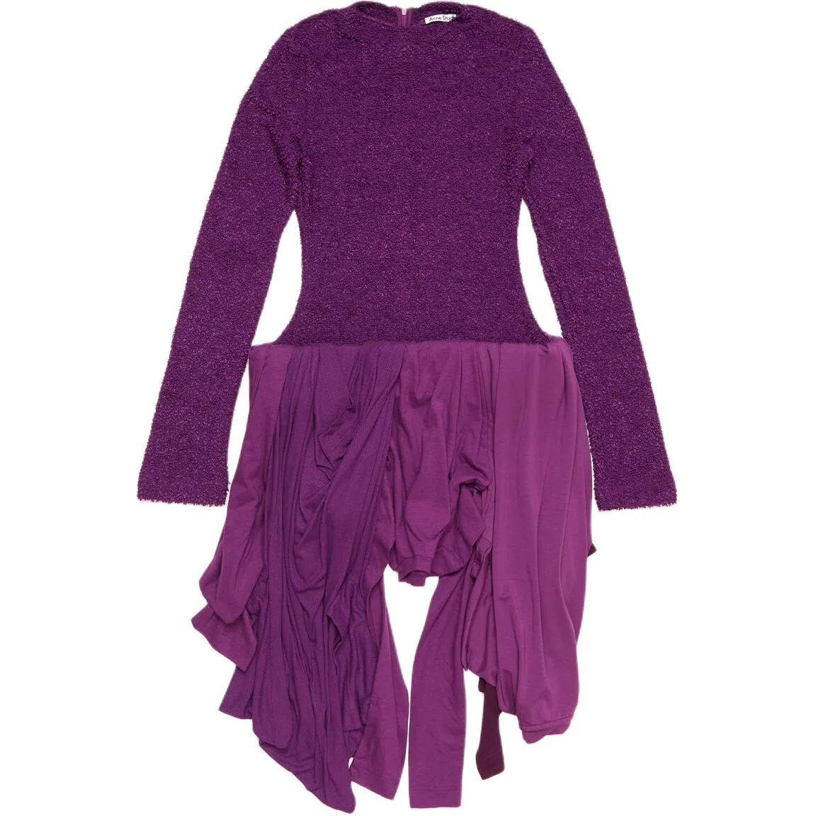 Женское платье с длинным рукавом Bright Purple Acne Studios