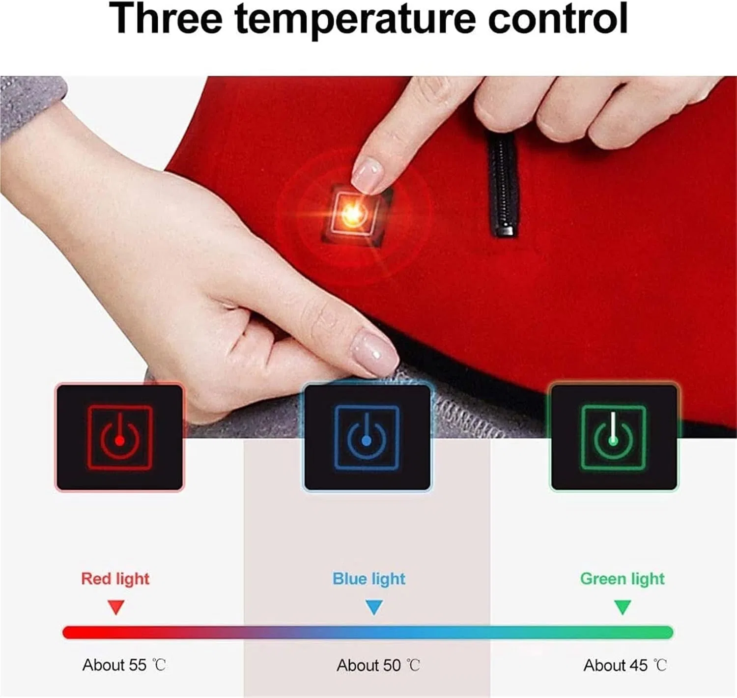 Мужской жилет с подогревом, с USB, хлопковый, Withbattery — фото 4