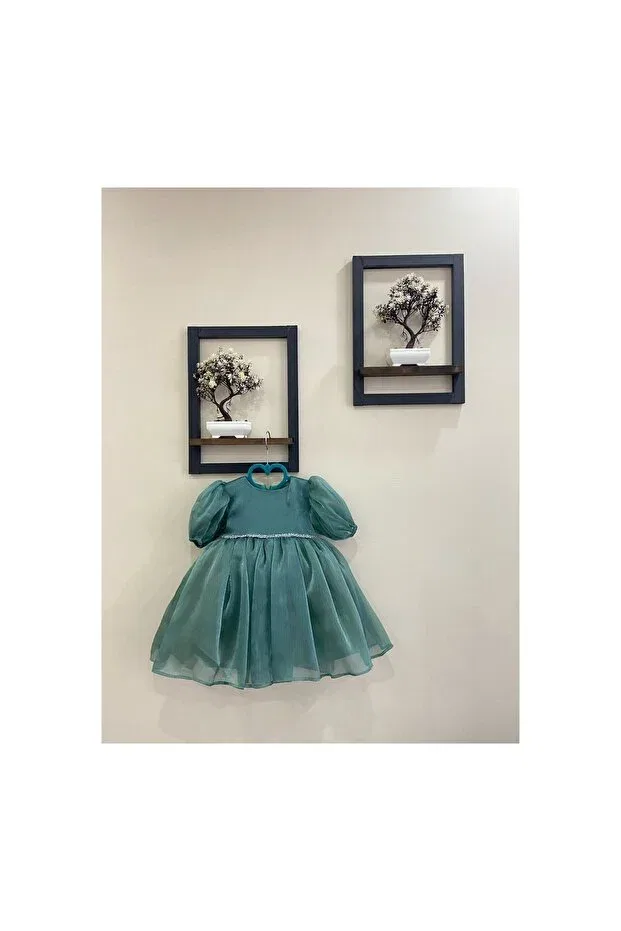 Детское платье для девочек хлопковое Ayda, Mint Green