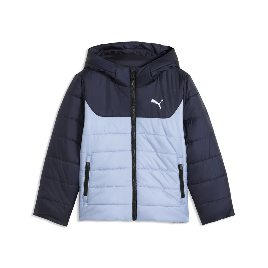 Зимняя куртка PUMA 'Essentials' в цветах морской синий и светло-синий