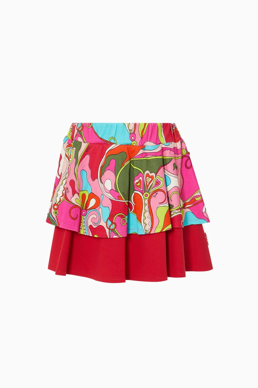 Юбка слоистая из джерси Emilio Pucci