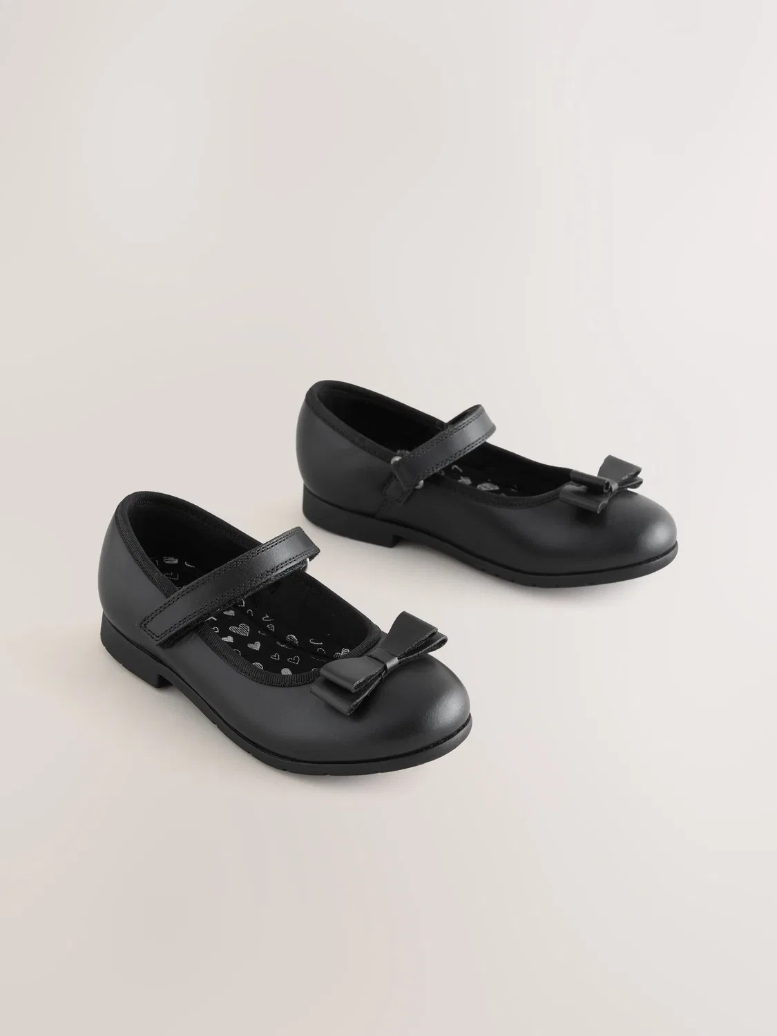 Туфли Мэри Джейн с бантом Next, Black Matt