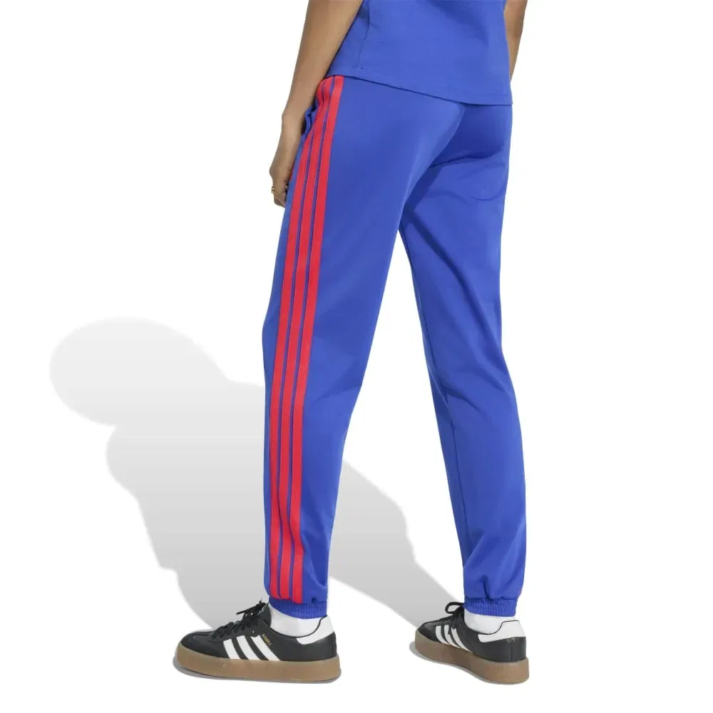 Женские спортивные штаны с принтом Olympique De Lyon Adidas, Blue — фото 2