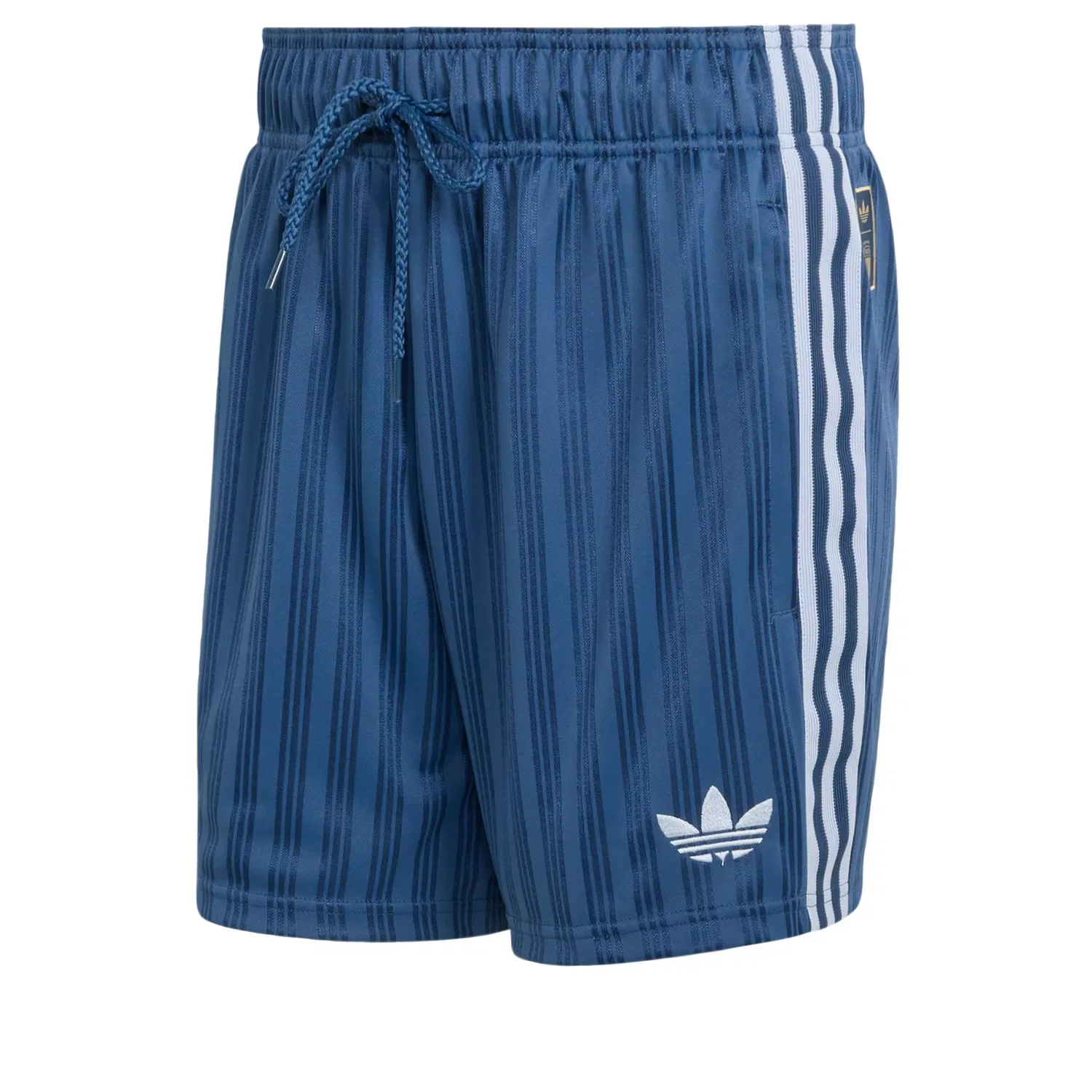 Спортивные шорты Adidas Performance свободного кроя Italien Originals синего цвета