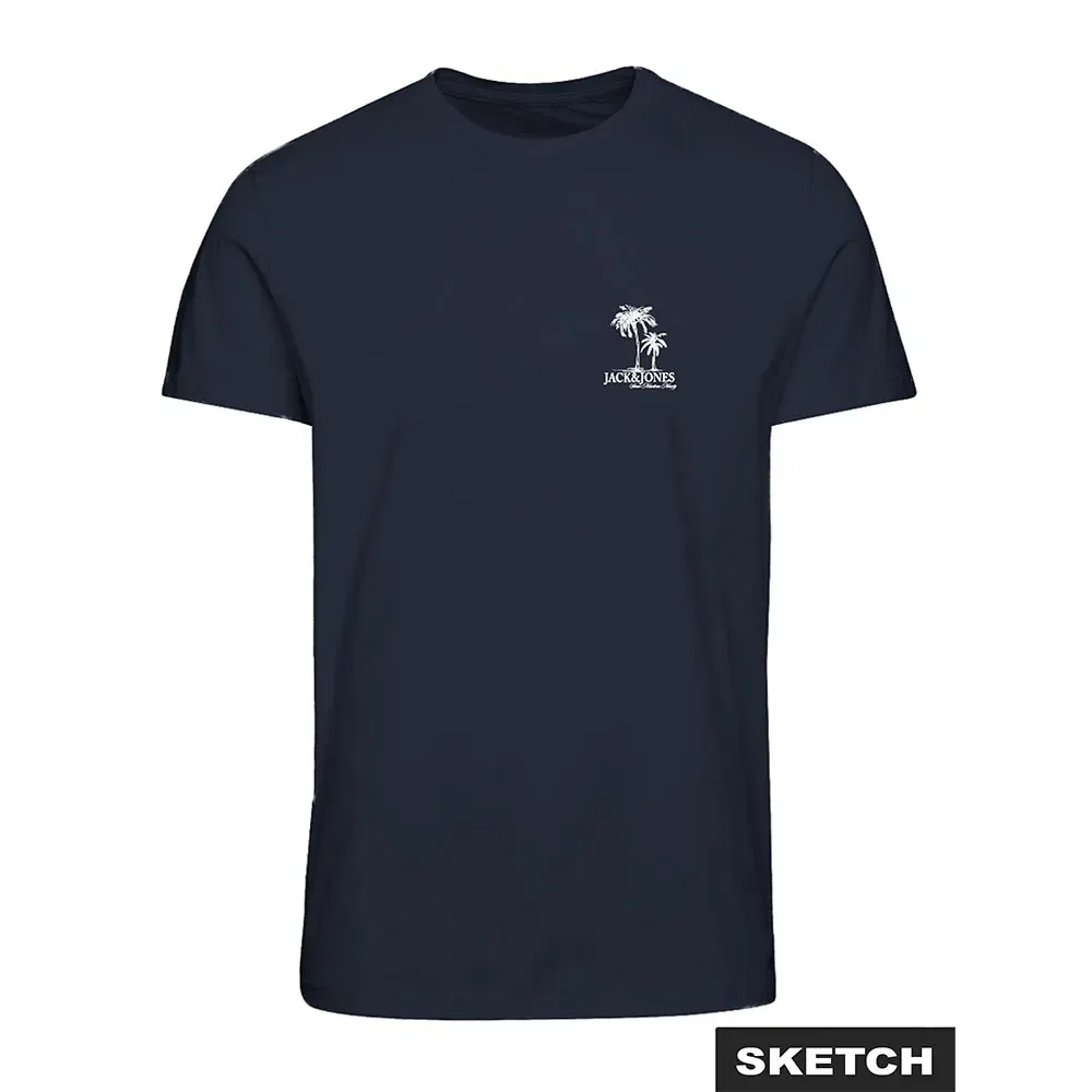 Футболка с коротким рукавом Rafa Chest Jack & Jones, синий