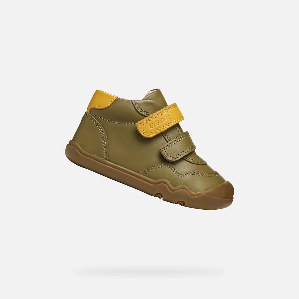 Детские кроссовки с принтом Modell B Steppieup Boy Geox, Pistaziengrun