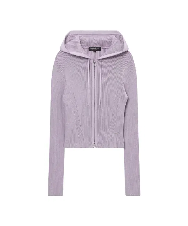 Кардиган винтажный с губами, Superdry, сиреневый
