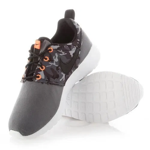 Детские кроссовки с принтом Nike Roshe One Print, Grau — фото 2