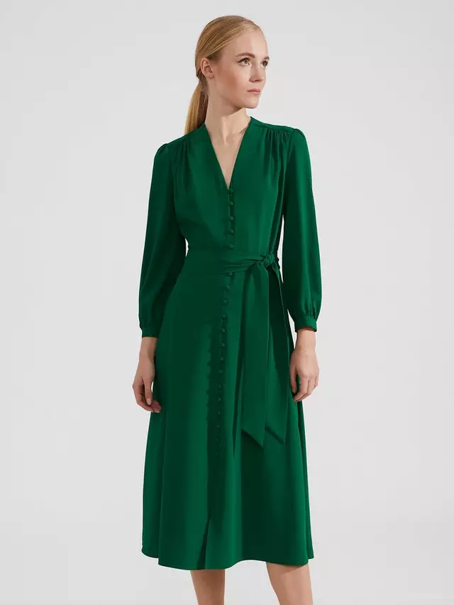 

Платье Hobbs Magnolia Belted Midi, зеленый