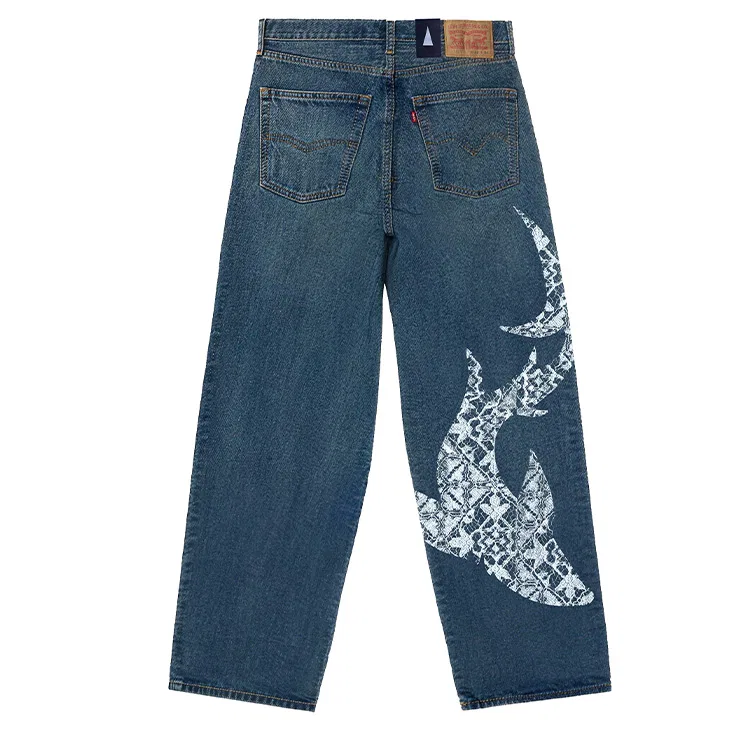 Детские джинсы свободного кроя Blue Levis — фото 3