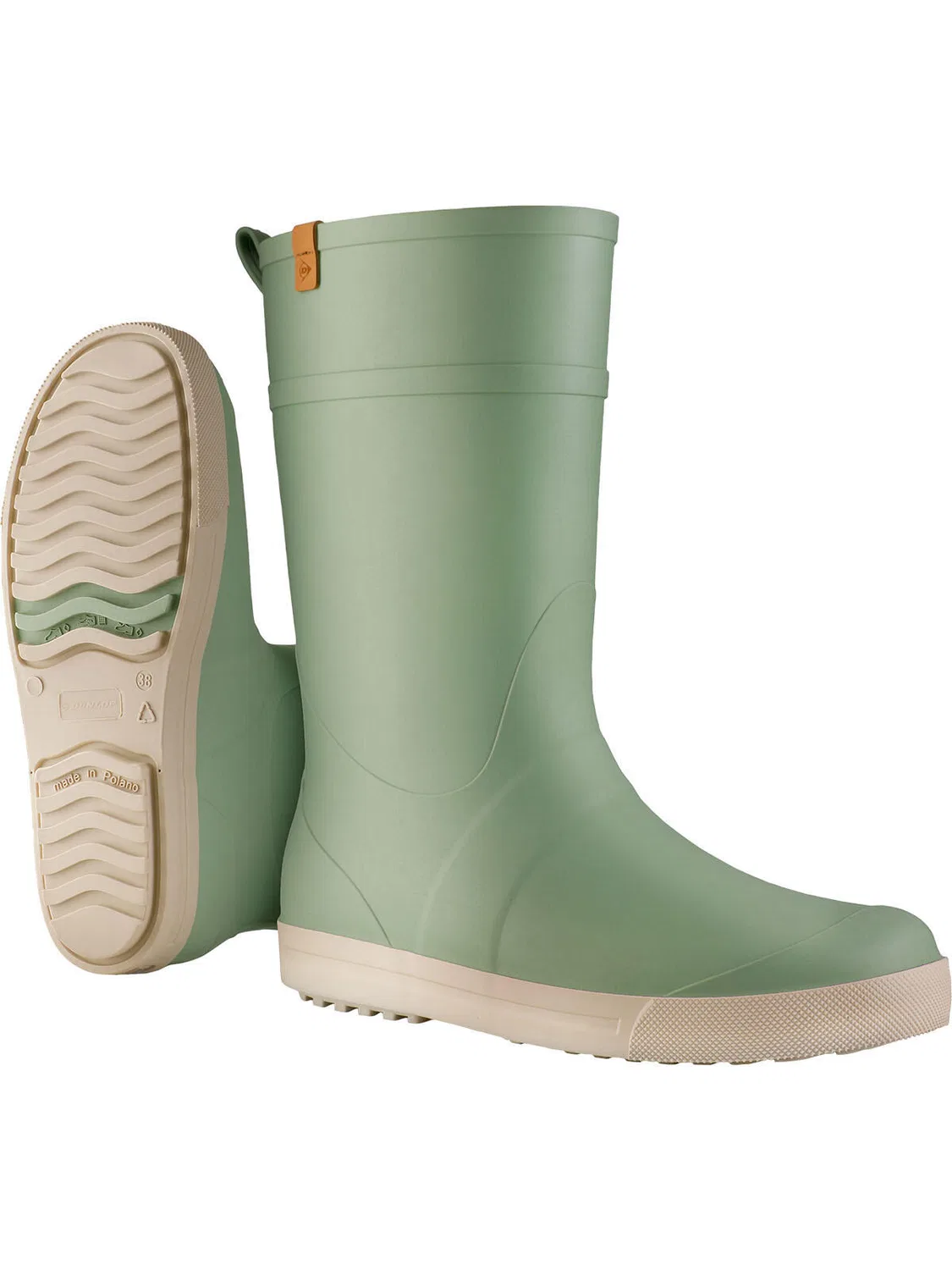 Детские сапоги с рефлективными деталями Dunlop Amsterdammer, Mintblau