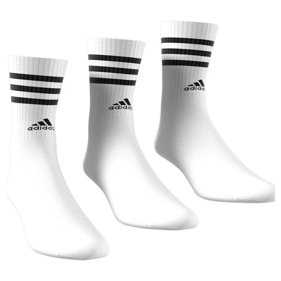 Носки спортивные с длинным голенищем 3 пары adidas, Белый — фото 2