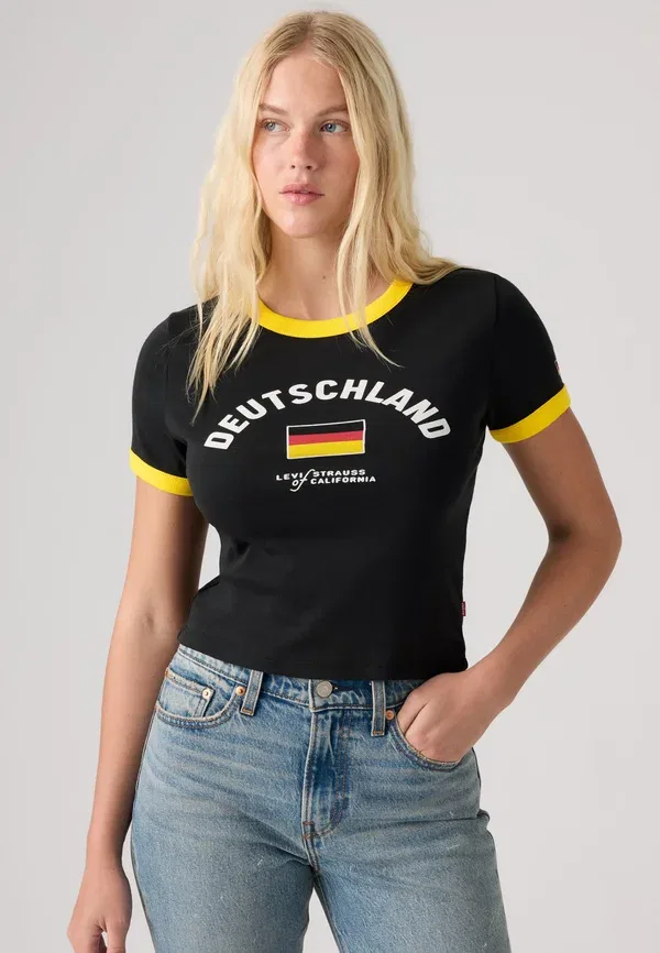 Футболка с принтом "футбольный рингер" Levi'S, мультиколор — фото 3