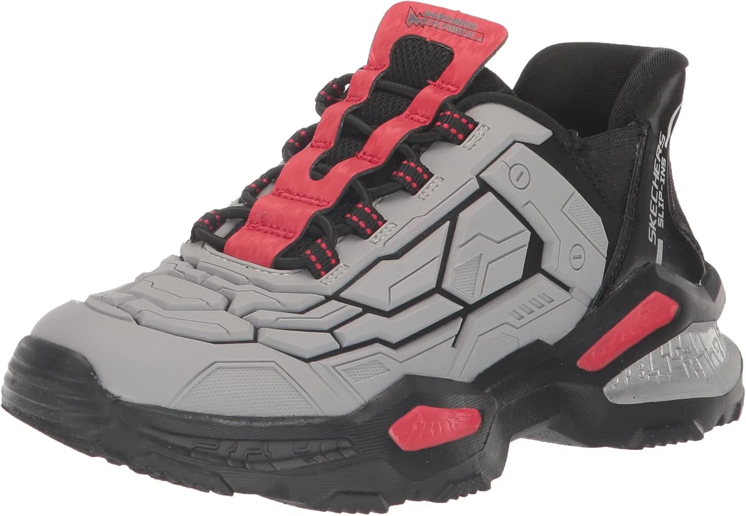 Детские кроссовки для мальчиков Skech-Bots Orbitron Skechers, Grey/Black