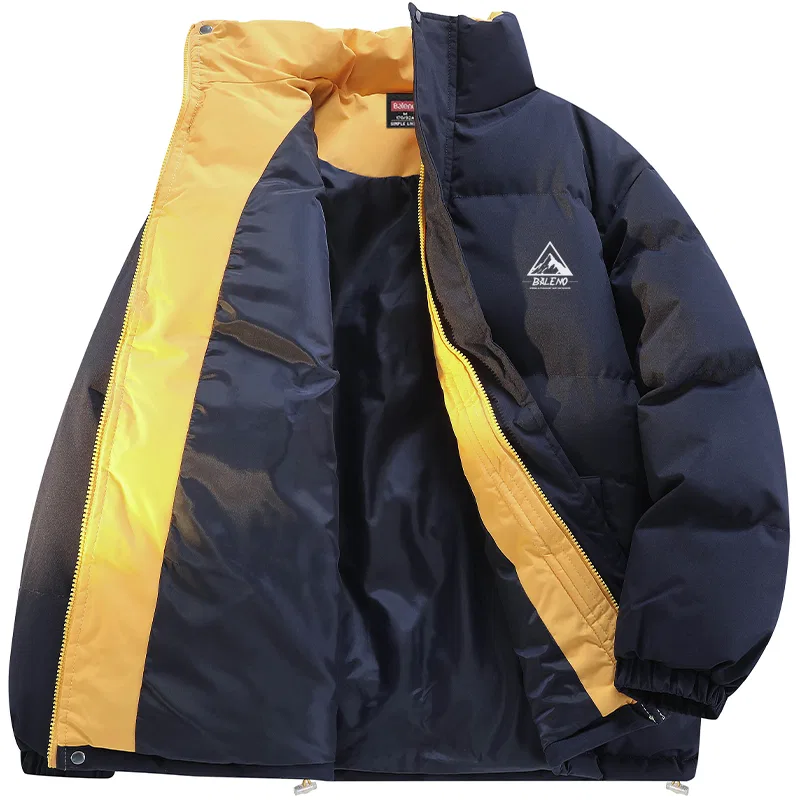 Детское пальто-пуховик с воротником-стойкой BALENO, Navy Blue